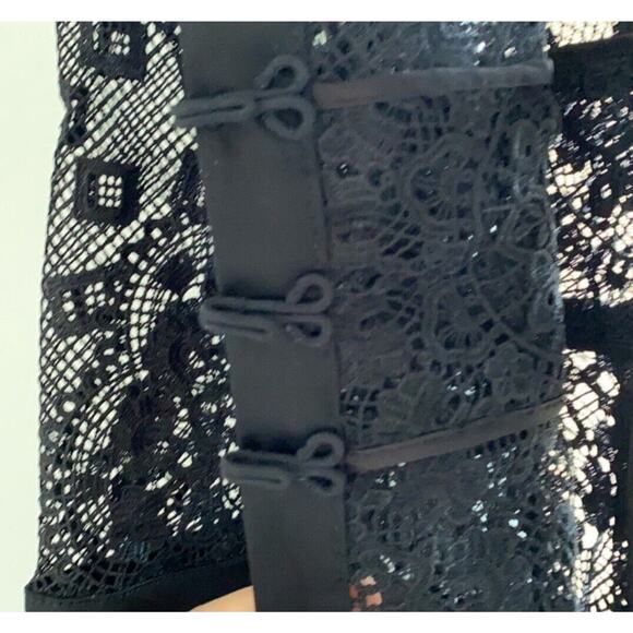 Mariano Sheer Lace Long Dress Jacket/Blazer Size 4 Rare Find! - Picture 11 of 13